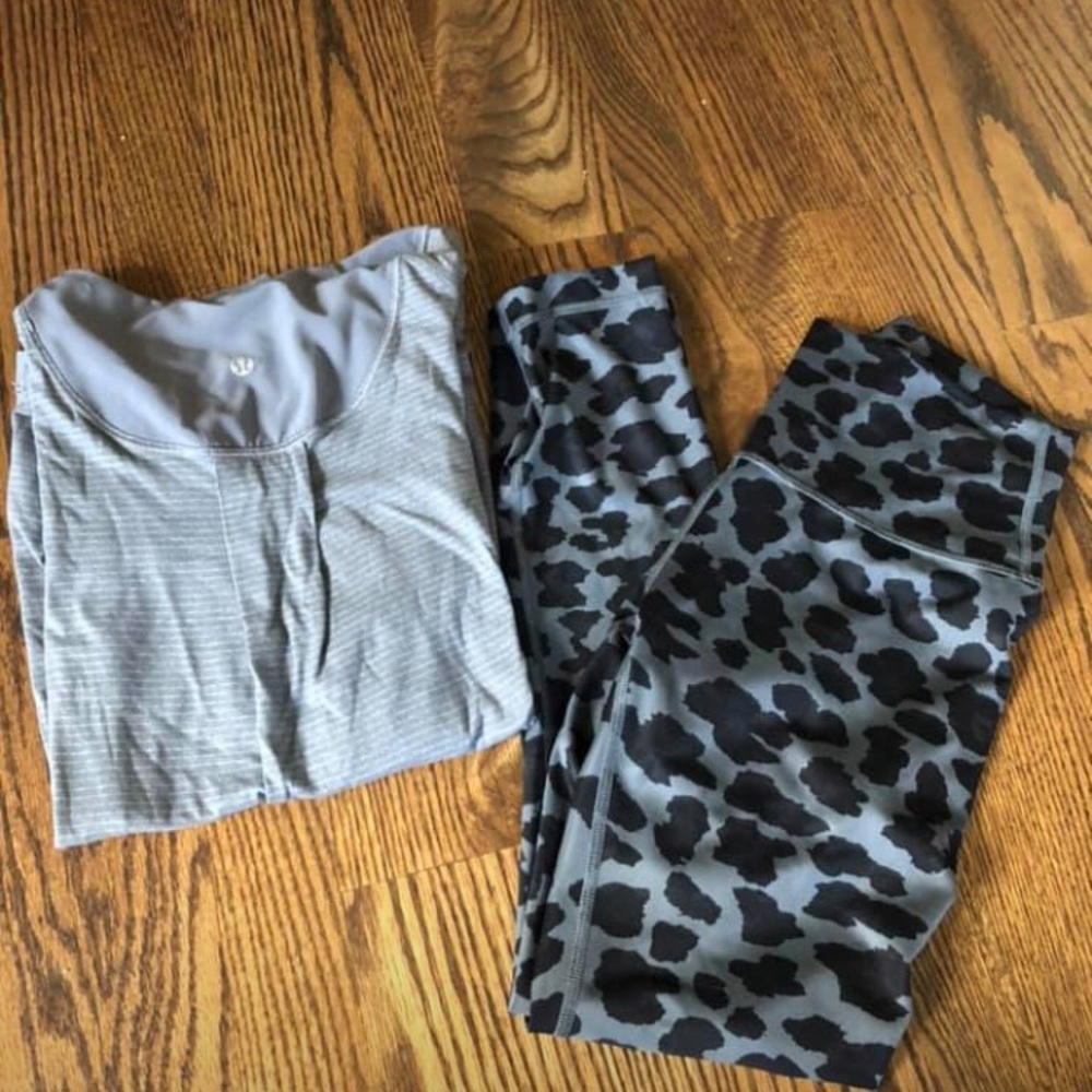 Lululemon Yoga and Shirt Set